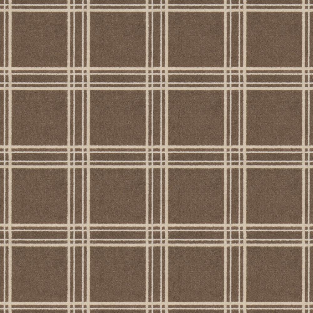 Joy Carpets Home and Office Broadfield Chocolate Brown 26-oz sq yard Nylon Pattern Indoor Carpet