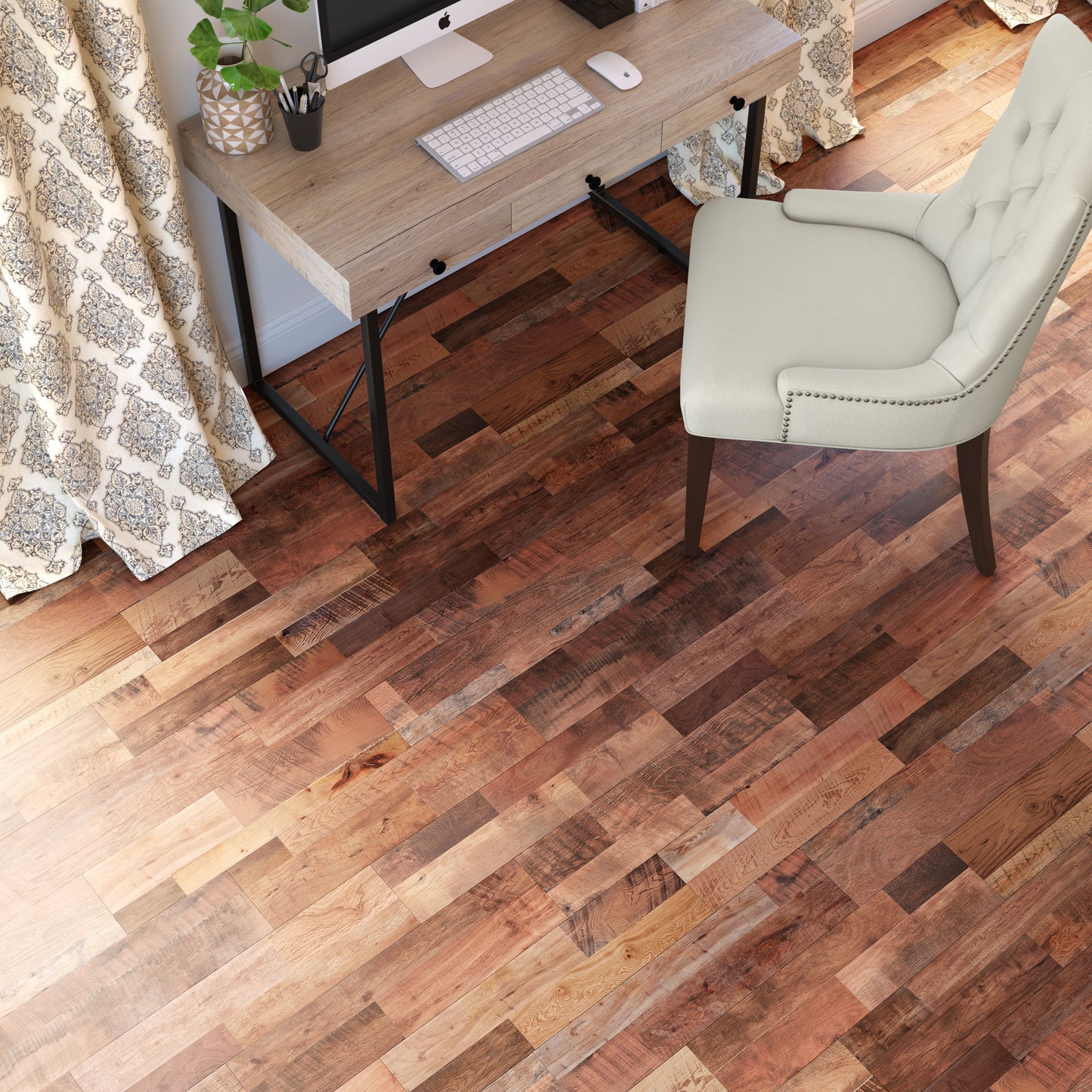 QuickStep Studio + Spill Repel Restoration Oak 12-mm T x 7-in W x 48-in L Waterproof Wood Plank Laminate Flooring (19.63-sq ft / Carton)