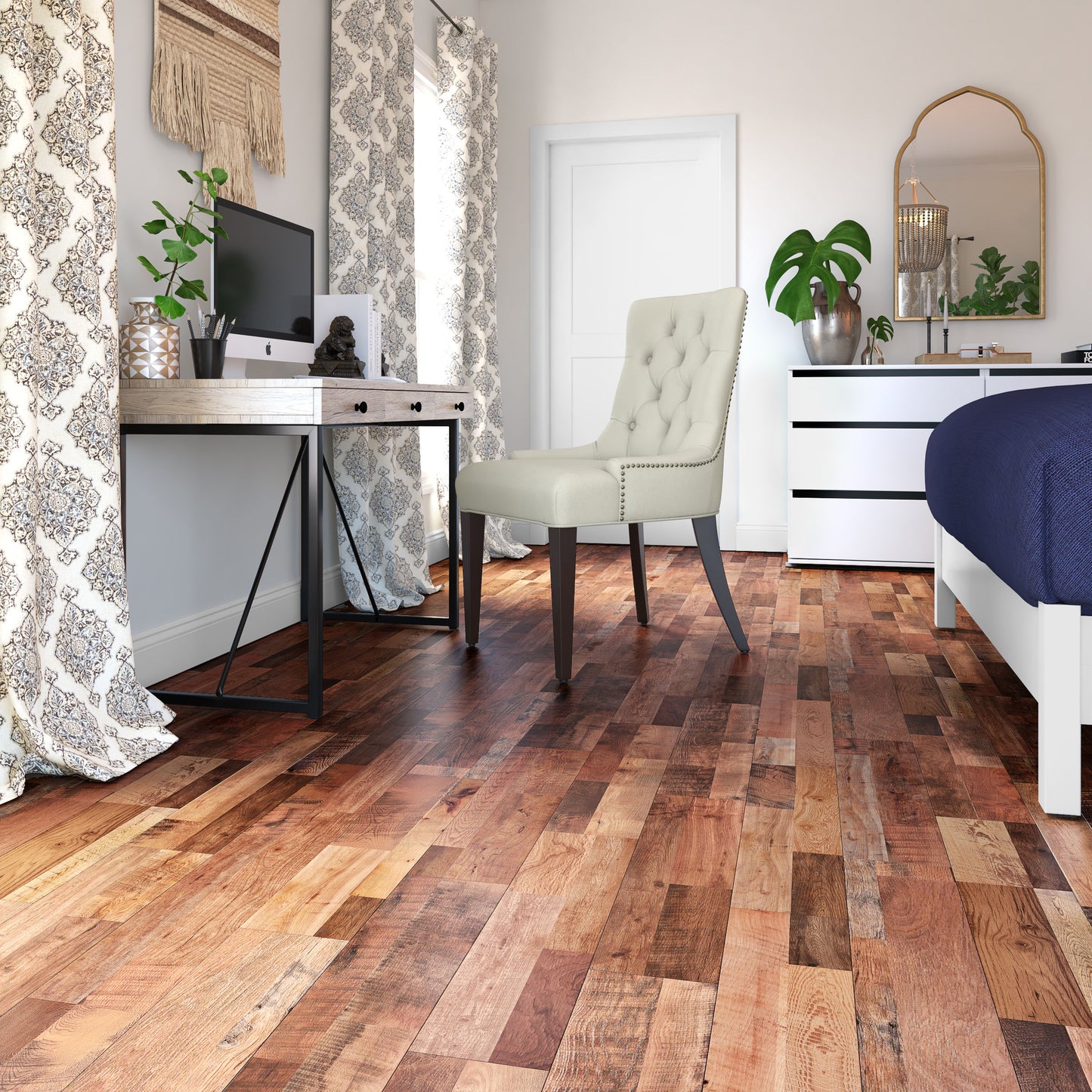 QuickStep Studio + Spill Repel Restoration Oak 12-mm T x 7-in W x 48-in L Waterproof Wood Plank Laminate Flooring (19.63-sq ft / Carton)