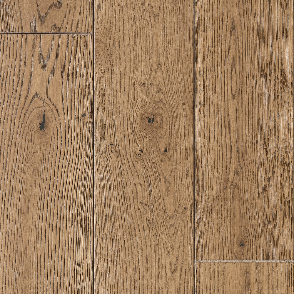 Villa Barcelona Ascent French Oak 5-in W x 3/4-in T x Varying Length Wirebrushed Solid Hardwood Flooring (22.6-sq ft / Carton)