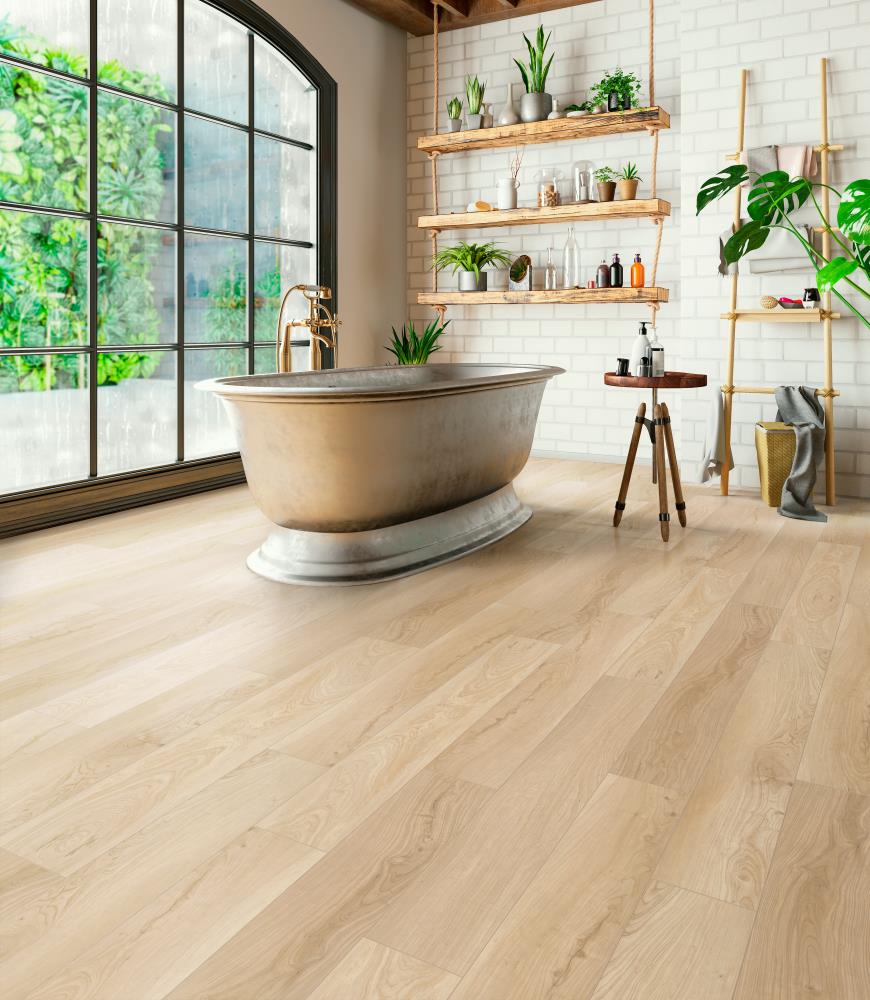 SMARTCORE By COREtec Floors Chaparral Oak Brown 12-mil x 6-in W x 48-in L Waterproof Interlocking Luxury Vinyl Plank Flooring (15.76-sq ft/ Carton)
