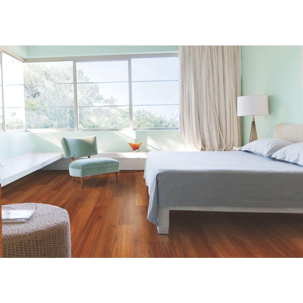 QuickStep Studio + Spill Repel Laguna Acacia 12-mm T x 5-in W x 48-in L Waterproof Wood Plank Laminate Flooring (13.74-sq ft / Carton)