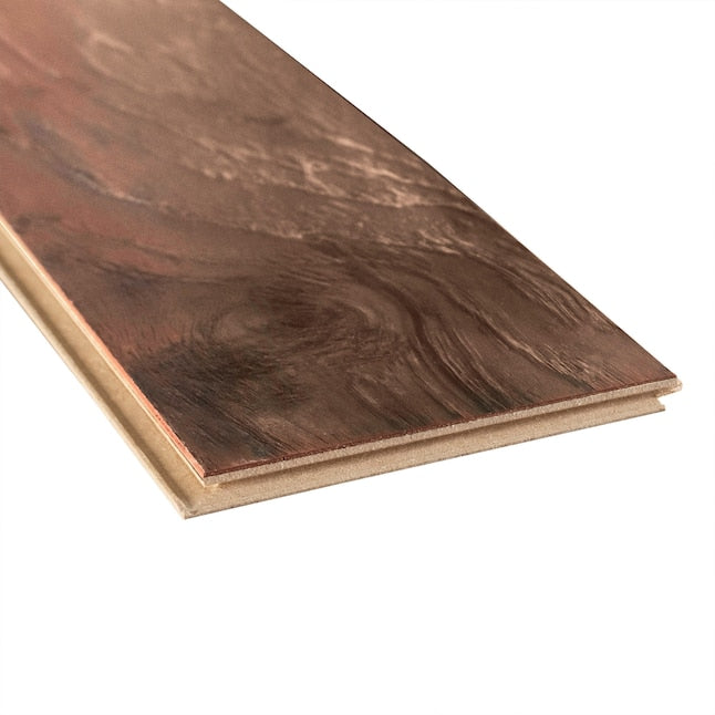 Pergo Classics Scraped Hickory 10-mm T x 5-in W x 48-in L Water Resistant Wood Plank Laminate Flooring (17.18-sq ft / Carton)