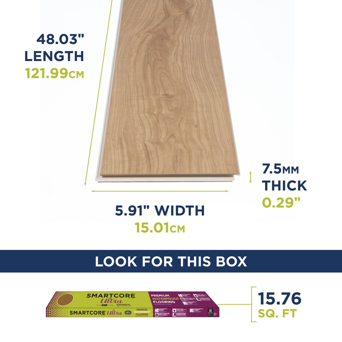 SMARTCORE By COREtec Floors Chaparral Oak Brown 12-mil x 6-in W x 48-in L Waterproof Interlocking Luxury Vinyl Plank Flooring (15.76-sq ft/ Carton)