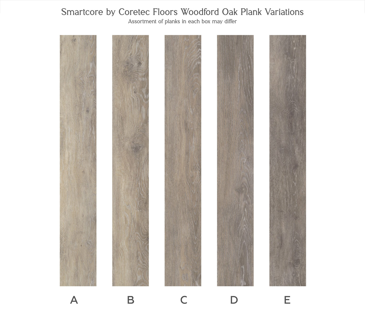 SMARTCORE By COREtec Floors Woodford Oak Brown 12-mil x 6-in W x 48-in L Waterproof Interlocking Luxury Vinyl Plank Flooring (15.76-sq ft/ Carton)