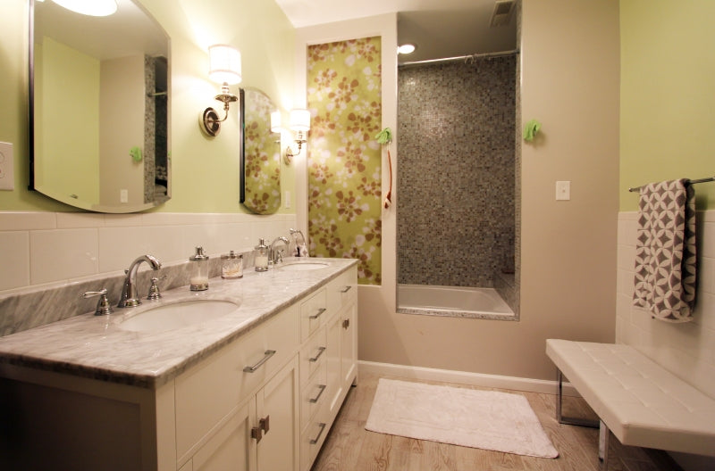 Playful Master Bathroom in Center City