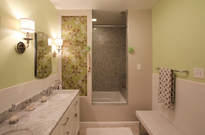 Playful Master Bathroom in Center City