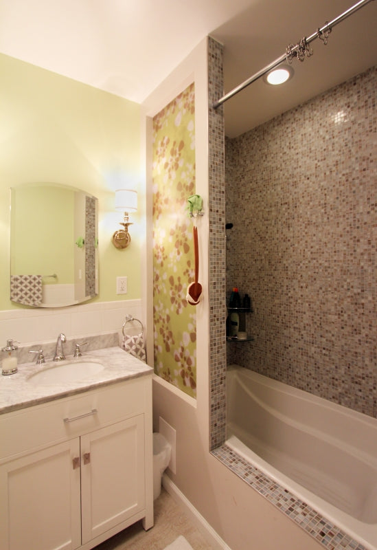 Playful Master Bathroom in Center City