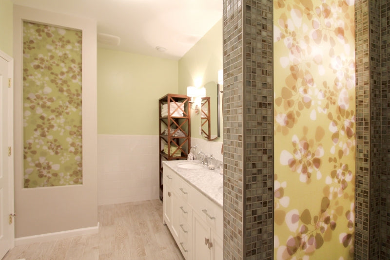 Playful Master Bathroom in Center City