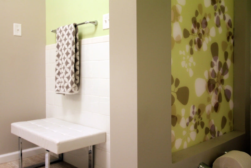 Playful Master Bathroom in Center City
