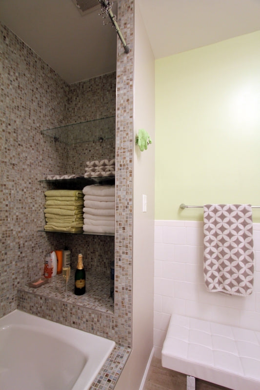 Playful Master Bathroom in Center City