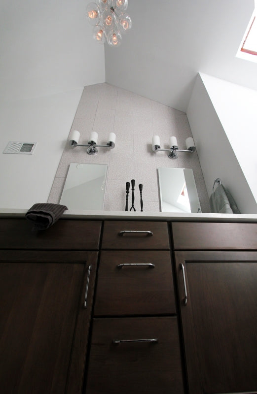 Bright White Bathroom with Soaking Tub