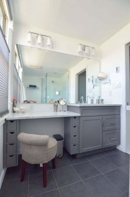 Modern Marble Master Bath Retreat in Center City