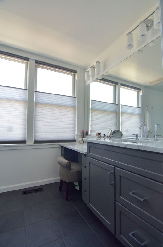 Modern Marble Master Bath Retreat in Center City
