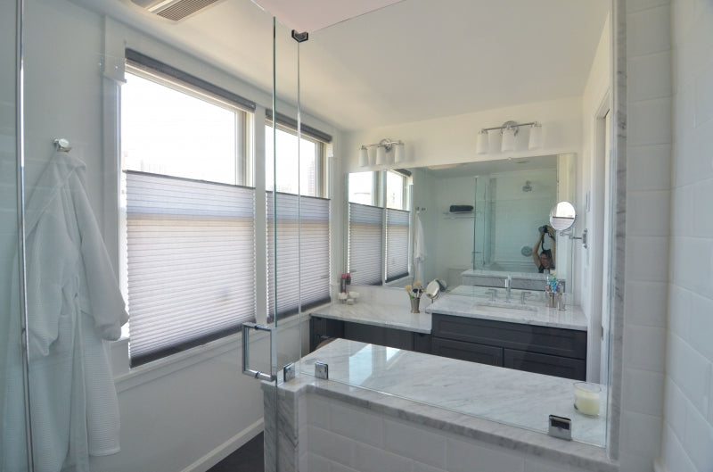 Modern Marble Master Bath Retreat in Center City