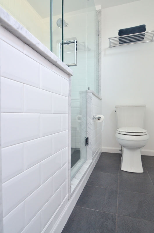 Modern Marble Master Bath Retreat in Center City