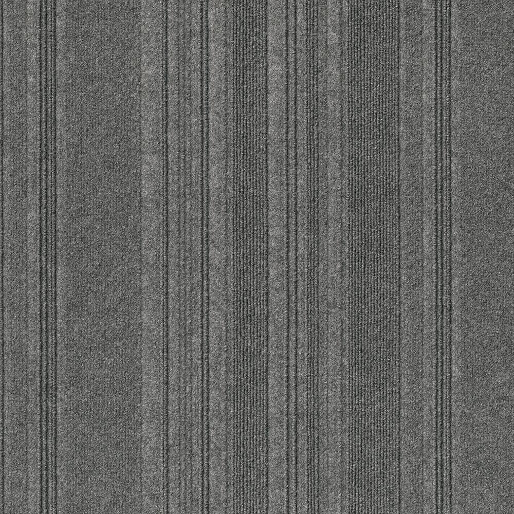 Foss New Age 24-in x 24-in Sky Grey Gray Commercial/Residential Peel and Stick Indoor or Outdoor Carpet Tile (60-sq ft)