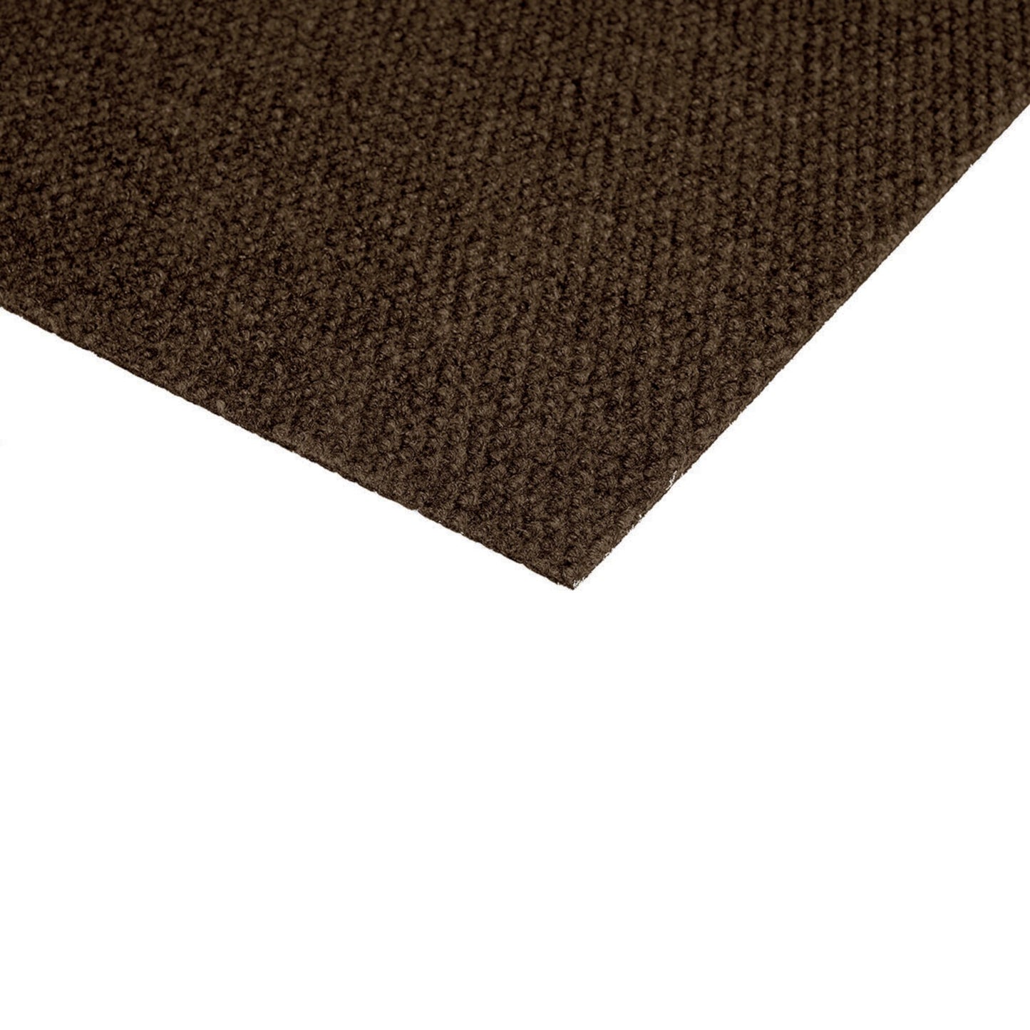 Foss Wallagrass 18-in x 18-in Mocha Brown Peel and Stick Indoor or Outdoor Carpet Tile (36-sq ft)