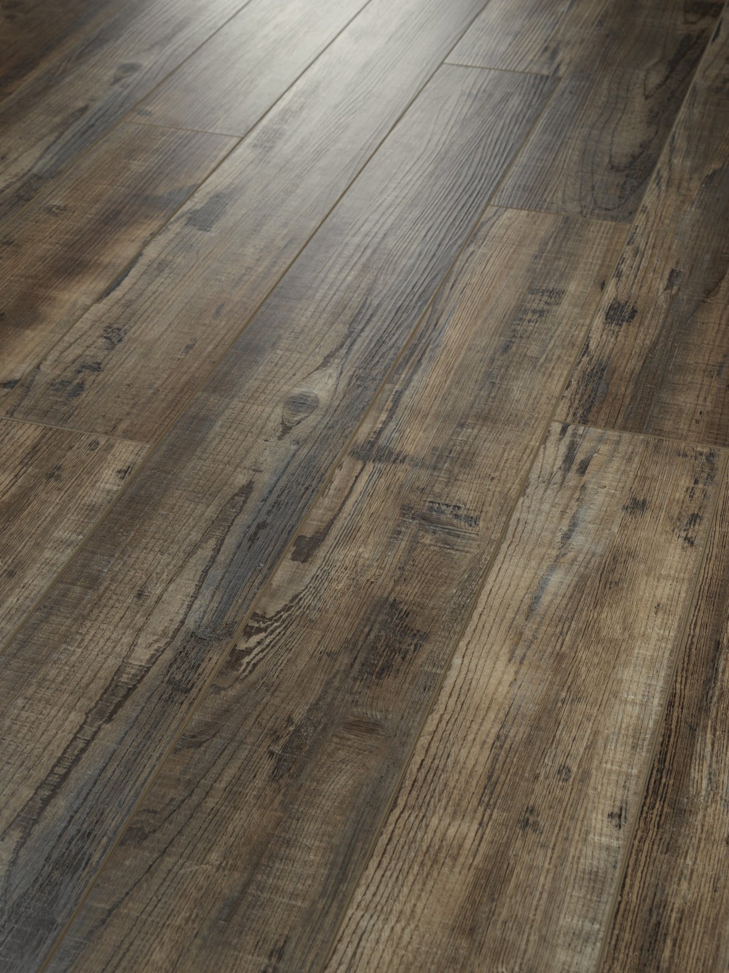 SMARTCORE By COREtec Floors Shady Pine Brown 12-mil x 5-in W x 48-in L Waterproof Interlocking Luxury Vinyl Plank Flooring (18.35-sq ft/ Carton)