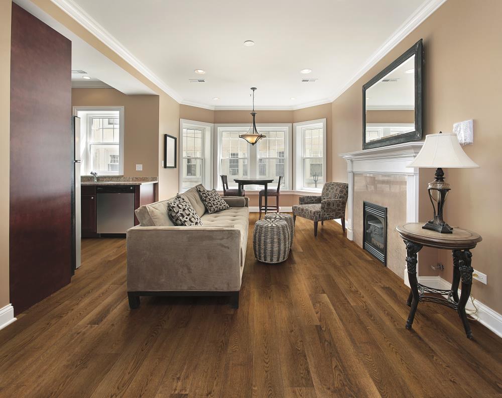 SMARTCORE By COREtec Floors Lexington Oak Brown 12-mil x 6-in W x 48-in L Waterproof Interlocking Luxury Vinyl Plank Flooring (15.76-sq ft/ Carton)