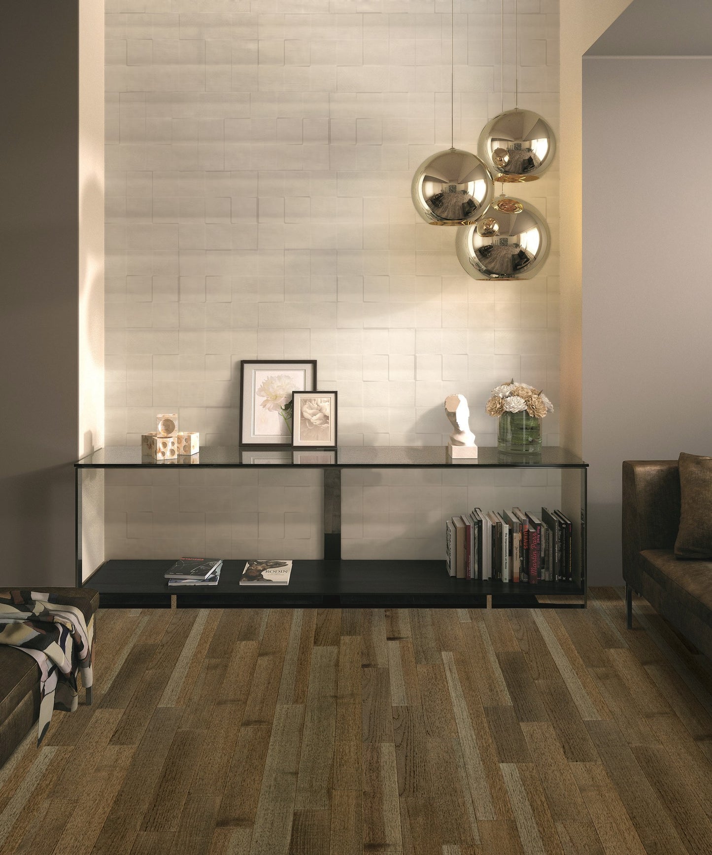 allen + roth Saddle Hickory 3-1/2-in W x 3/8-in T x 48-in Wirebrushed Engineered Hardwood Flooring (26.14-sq ft / Carton)