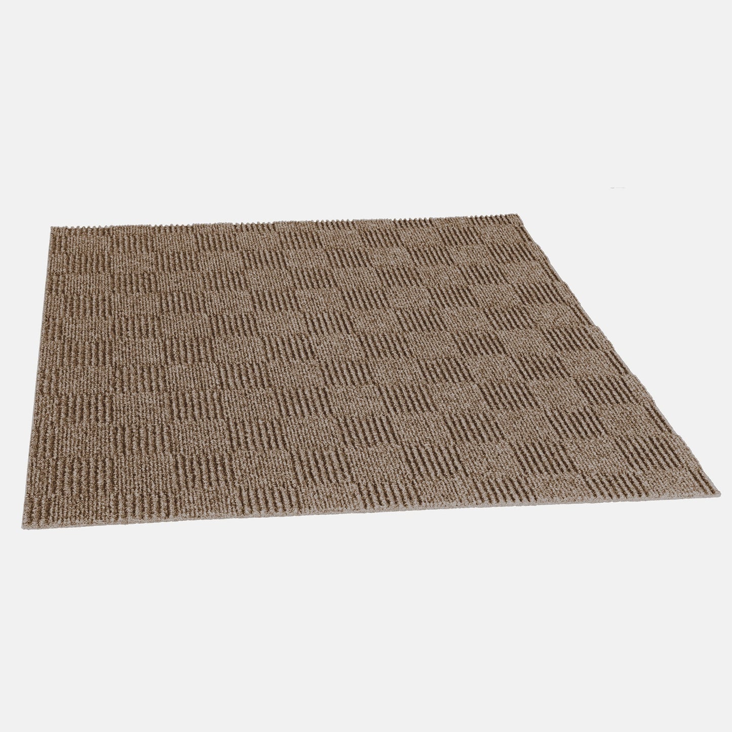 Style Selections Framework 24-in x 24-in Chestnut Brown Commercial/Residential Peel and Stick Indoor or Outdoor Carpet Tile (60-sq ft)