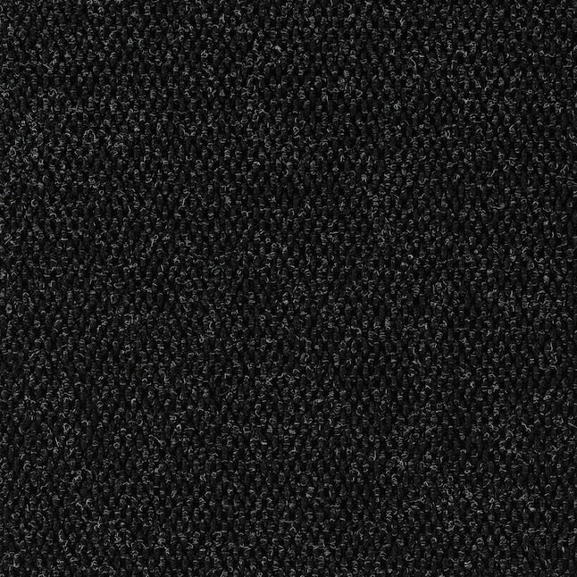 Style Selections Modular Mat 18-in x 18-in Charcoal Black Commercial/Residential Peel and Stick Indoor or Outdoor Carpet Tile (22.5-sq ft)