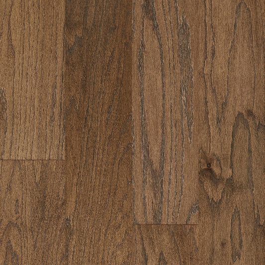 Bruce Nature of Wood Medium Brown Red Oak 6-1/2-in W x 3/8-in T x Varying Length Smooth/Traditional Engineered Hardwood Flooring (39.5-sq ft / Carton)