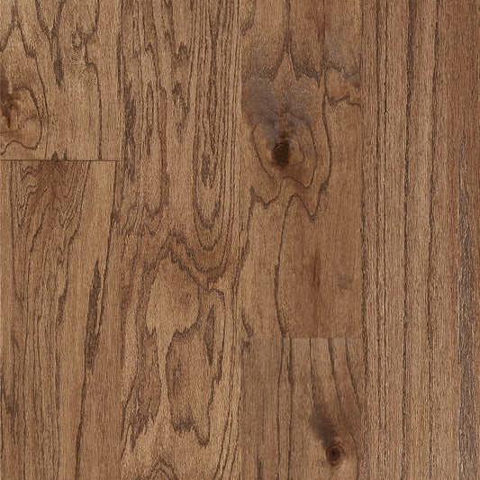 Bruce Nature of Wood Gunstock Red Oak 6-1/2-in W x 3/8-in T x Varying Length Smooth/Traditional Engineered Hardwood Flooring (39.5-sq ft / Carton)