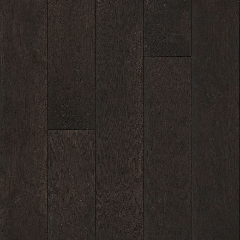 Bruce Nature of Wood Dark Brown Red Oak 5-in W x 3/4-in T x Varying Length Wirebrushed Solid Hardwood Flooring (23.5-sq ft / Carton)