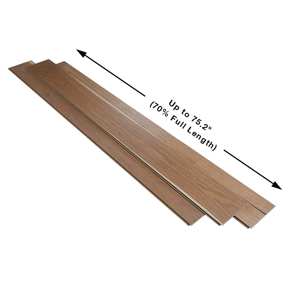 Villa Barcelona Cervello French Oak 8-21/32-in W x 9/16-in T x Varying Length Wirebrushed Engineered Hardwood Flooring (27.14-sq ft / Carton)