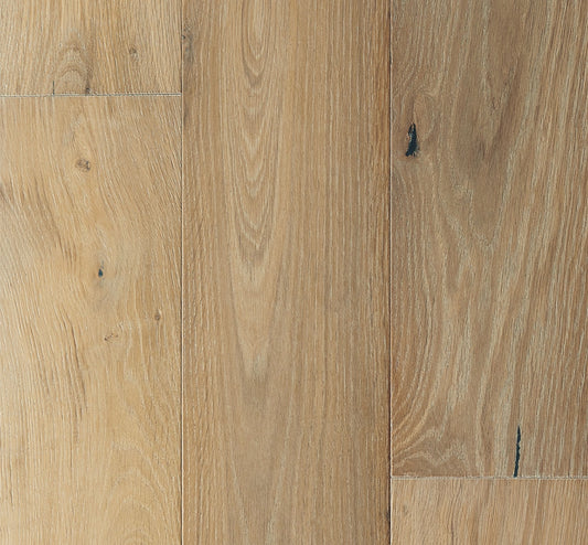 Villa Barcelona Serena French Oak 6-1/2-in W x 3/8-in T x Varying Length Wirebrushed Engineered Hardwood Flooring (23.64-sq ft / Carton)