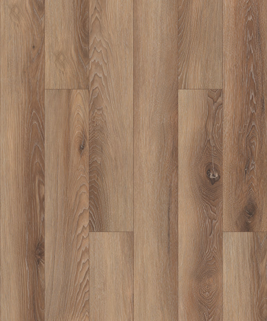 SMARTCORE By COREtec Floors Hearthside Hickory Brown 12-mil x 5-in W x 48-in L Waterproof Interlocking Luxury Vinyl Plank Flooring (18.35-sq ft/ Carton)