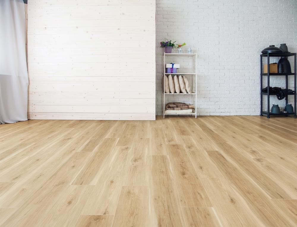 Style Selections Natural Hickory Brown 20-mil x 7-in W x 48-in L Waterproof Interlocking Luxury Vinyl Plank Flooring (18.62-sq ft/ Carton)