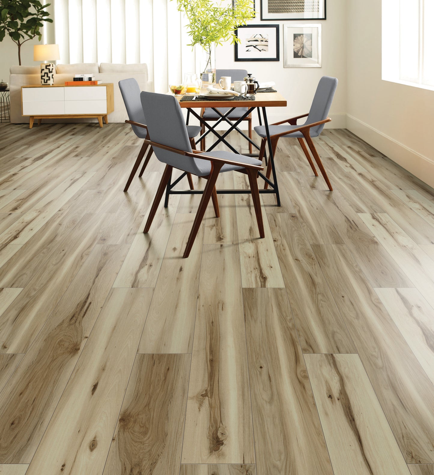 SMARTCORE XL By COREtec Floors Harvest Hickory Brown 12-mil x 9-in W x 72-in L Waterproof Interlocking Luxury Vinyl Plank Flooring (17.96-sq ft/ Carton)