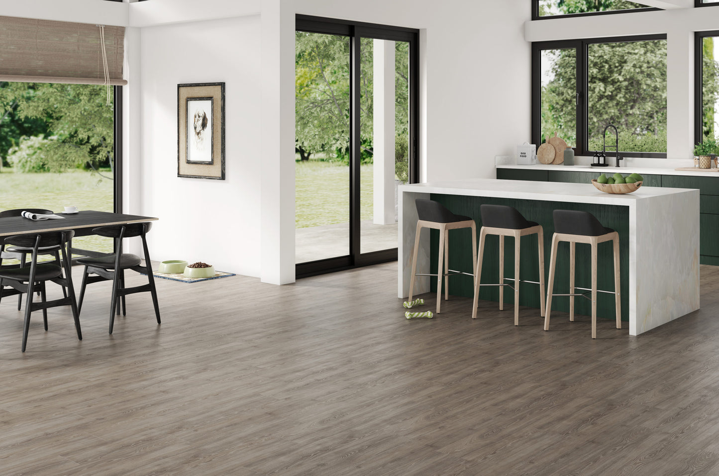 STAINMASTER PetProtect Willow Brown 20-mil x 7-in W x 48-in L Waterproof Interlocking Luxury Vinyl Plank Flooring (18.57-sq ft/ Carton)