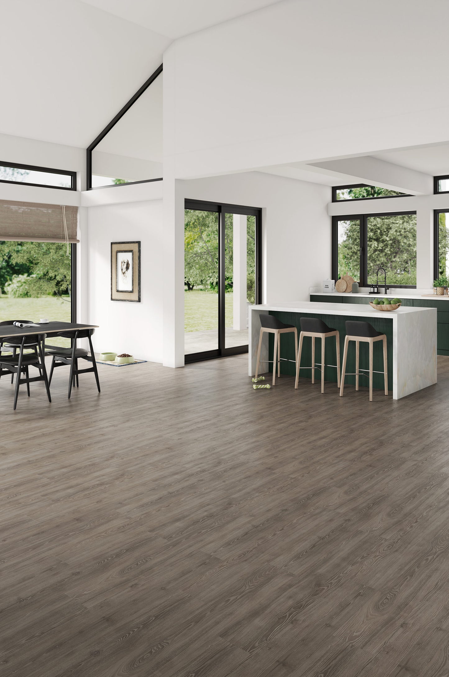 STAINMASTER PetProtect Willow Brown 20-mil x 7-in W x 48-in L Waterproof Interlocking Luxury Vinyl Plank Flooring (18.57-sq ft/ Carton)