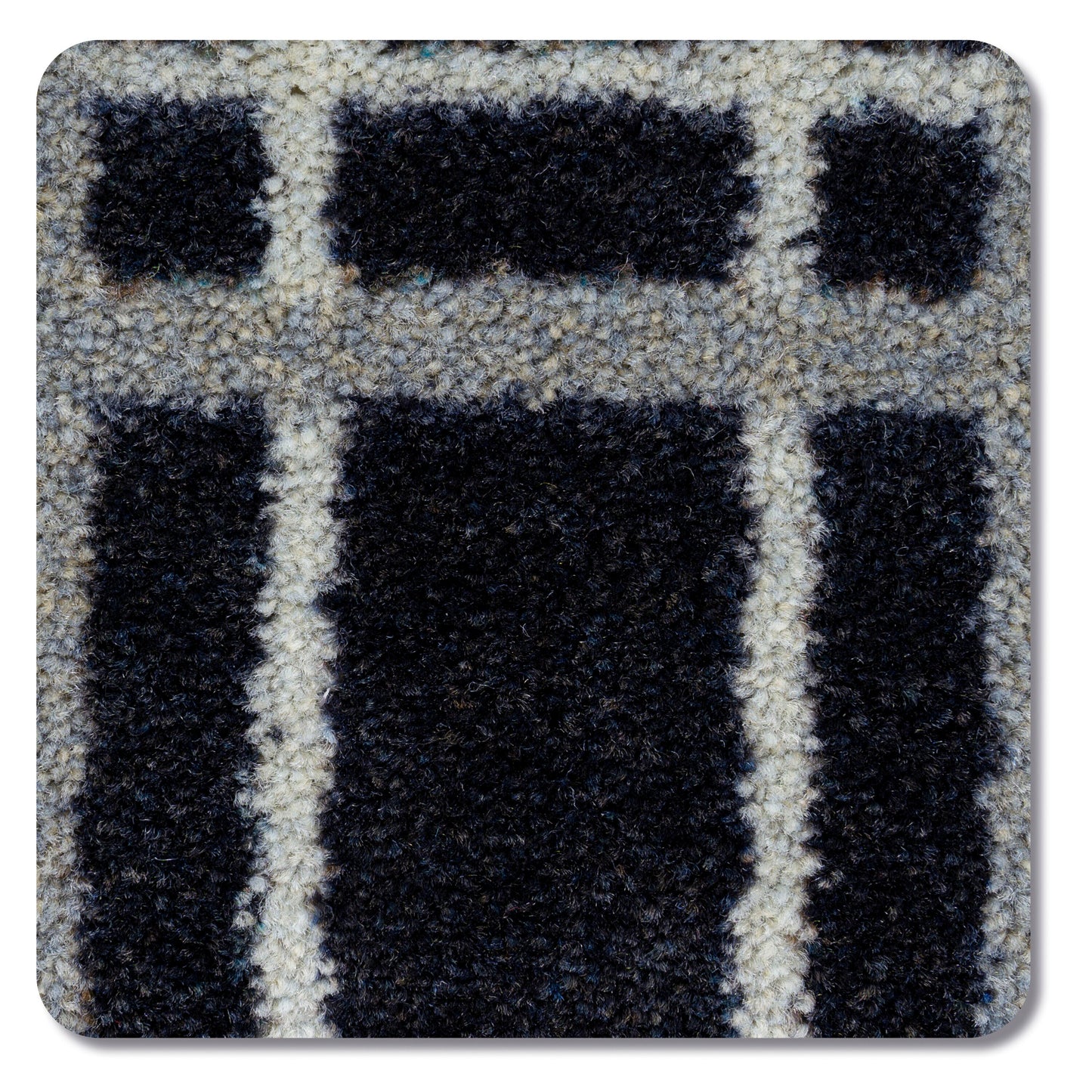 Home and Office Broadfield Charcoal Gray 26-oz sq yard Nylon Pattern Indoor Carpet