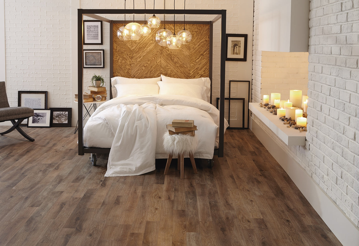 Style Selections Sawgrass Oak Brown 3-mil x 6-in W x 36-in L Water Resistant Peel and Stick Luxury Vinyl Plank Flooring (1.5-sq ft/ Piece)