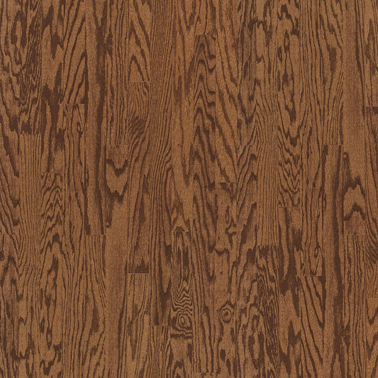 Bruce Turlington Lock and Fold Woodstock Oak 5-in W x 3/8-in T x 60-in Smooth/Traditional Engineered Hardwood Flooring (22-sq ft / Carton)