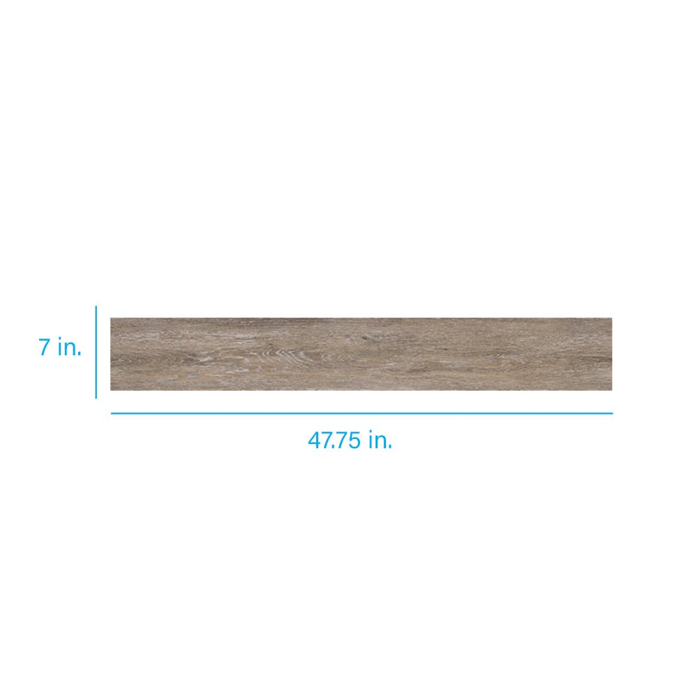 Style Selections Dove Tail Oak Gray 12-mil x 7-in W x 48-in L Waterproof Interlocking Luxury Vinyl Plank Flooring (23.21-sq ft/ Carton)