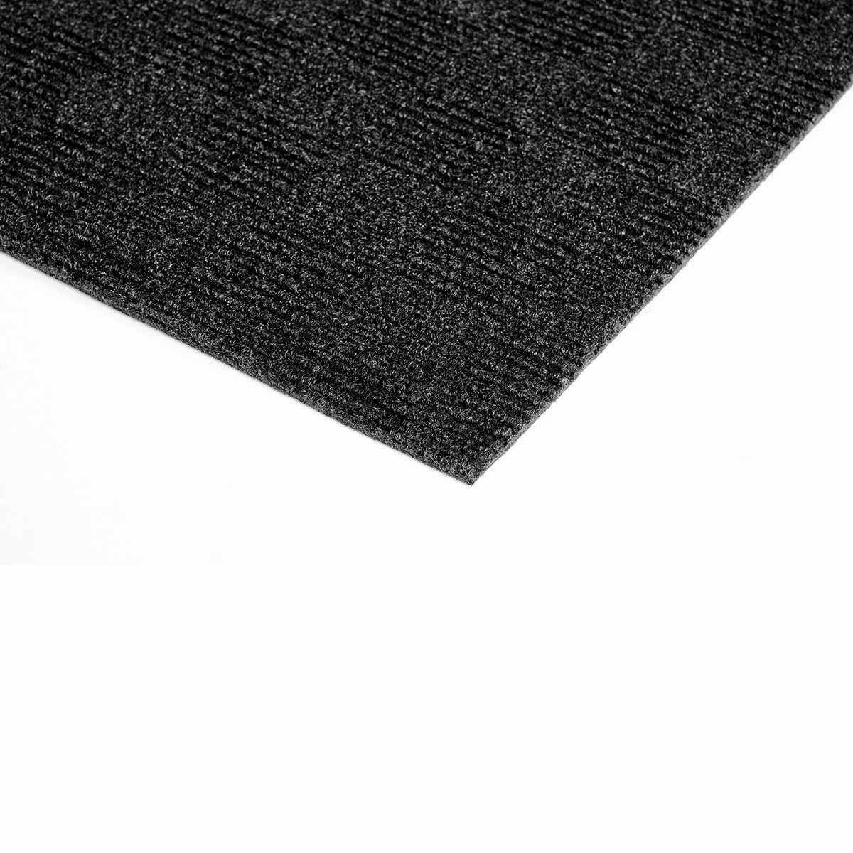 Style Selections Framework 24-in x 24-in Black Ice Black Commercial/Residential Peel and Stick Indoor or Outdoor Carpet Tile (60-sq ft)