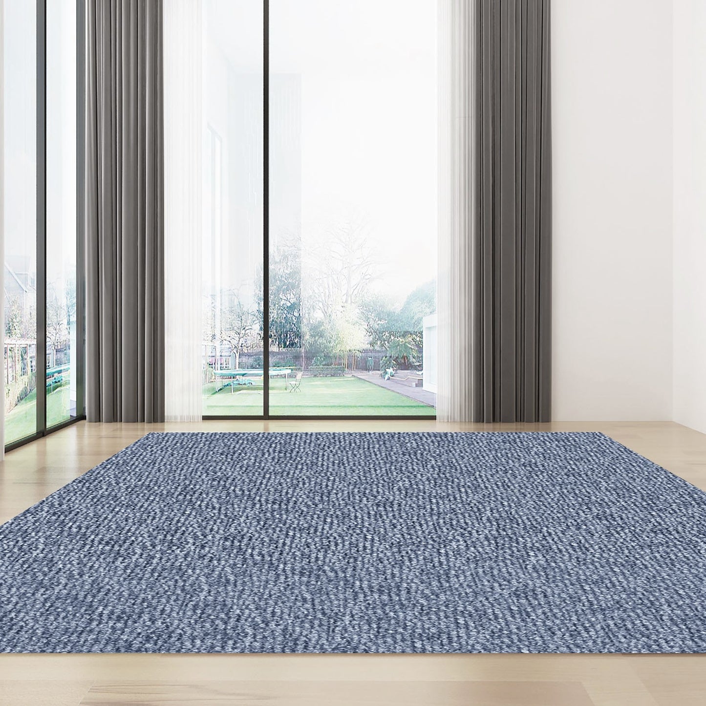 VEVOR Gray 20.5-oz sq yard Polyester Plush Indoor or Outdoor Carpet