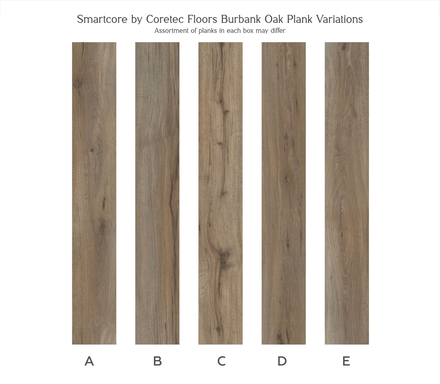 SMARTCORE By COREtec Floors Burbank Oak Brown 20-mil x 7-in W x 48-in L Waterproof Interlocking Luxury Vinyl Plank Flooring (16.54-sq ft/ Carton)