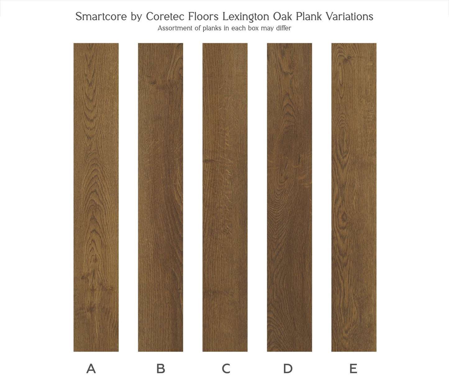 SMARTCORE By COREtec Floors Lexington Oak Brown 12-mil x 6-in W x 48-in L Waterproof Interlocking Luxury Vinyl Plank Flooring (15.76-sq ft/ Carton)