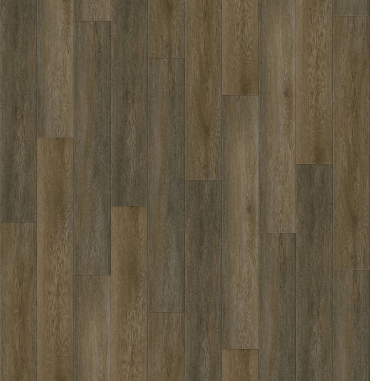 Style Selections Brunette Oak Brown 12-mil x 7-in W x 48-in L Waterproof Interlocking Luxury Vinyl Plank Flooring (23.36-sq ft/ Carton)