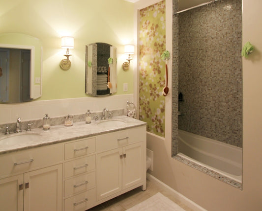 Playful Master Bathroom in Center City