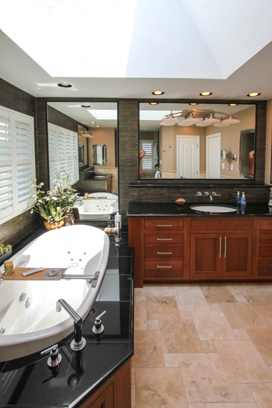Sophisticated and Polished Master Bath Makeover