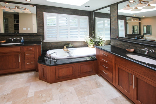 Sophisticated and Polished Master Bath Makeover