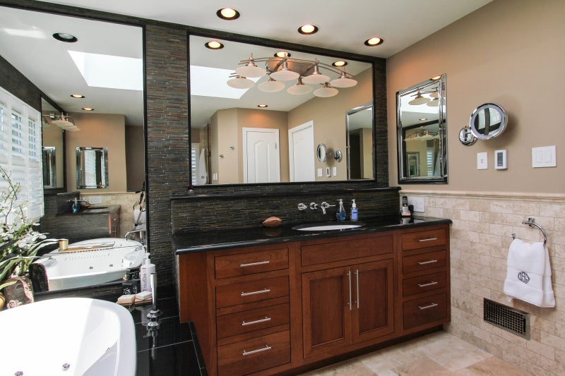Sophisticated and Polished Master Bath Makeover
